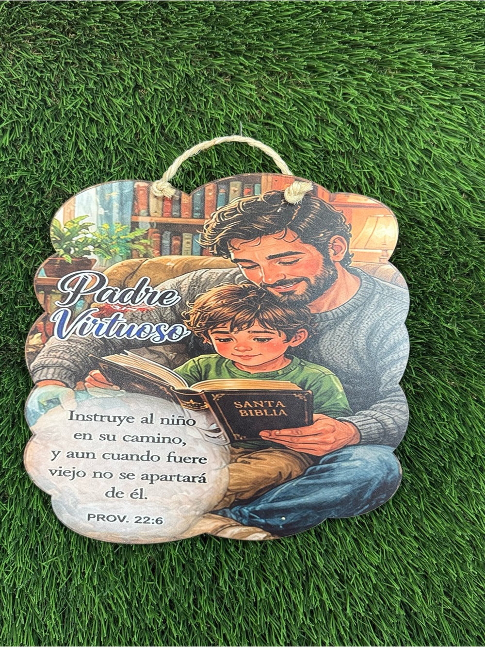 Father’s day! Padre Virtuoso, Christian Father Hanging decor —